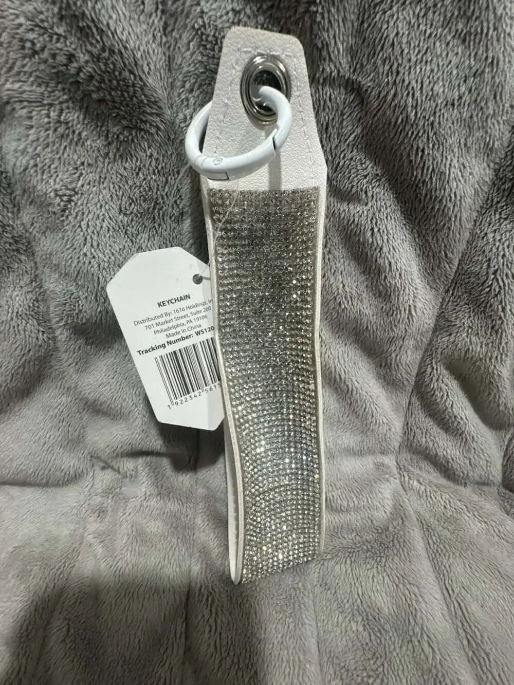 Victoria's Secret Rhinestone Embellished Wristlet Keychain Strap